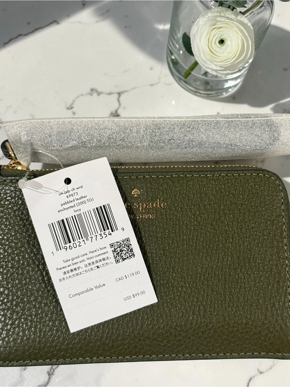 Kate Spade Pebbled Leather Knott ColorBlock Duck Green Satchel Xbody & Wristlet